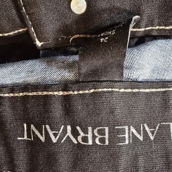 Lane Bryant Jeans Women Plus Size 24W Short Blu Bootcut Stretch Tummy - Picture 5 of 6